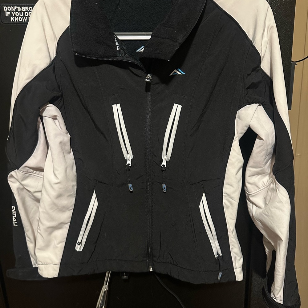 Women's Black and White Ski Jacket